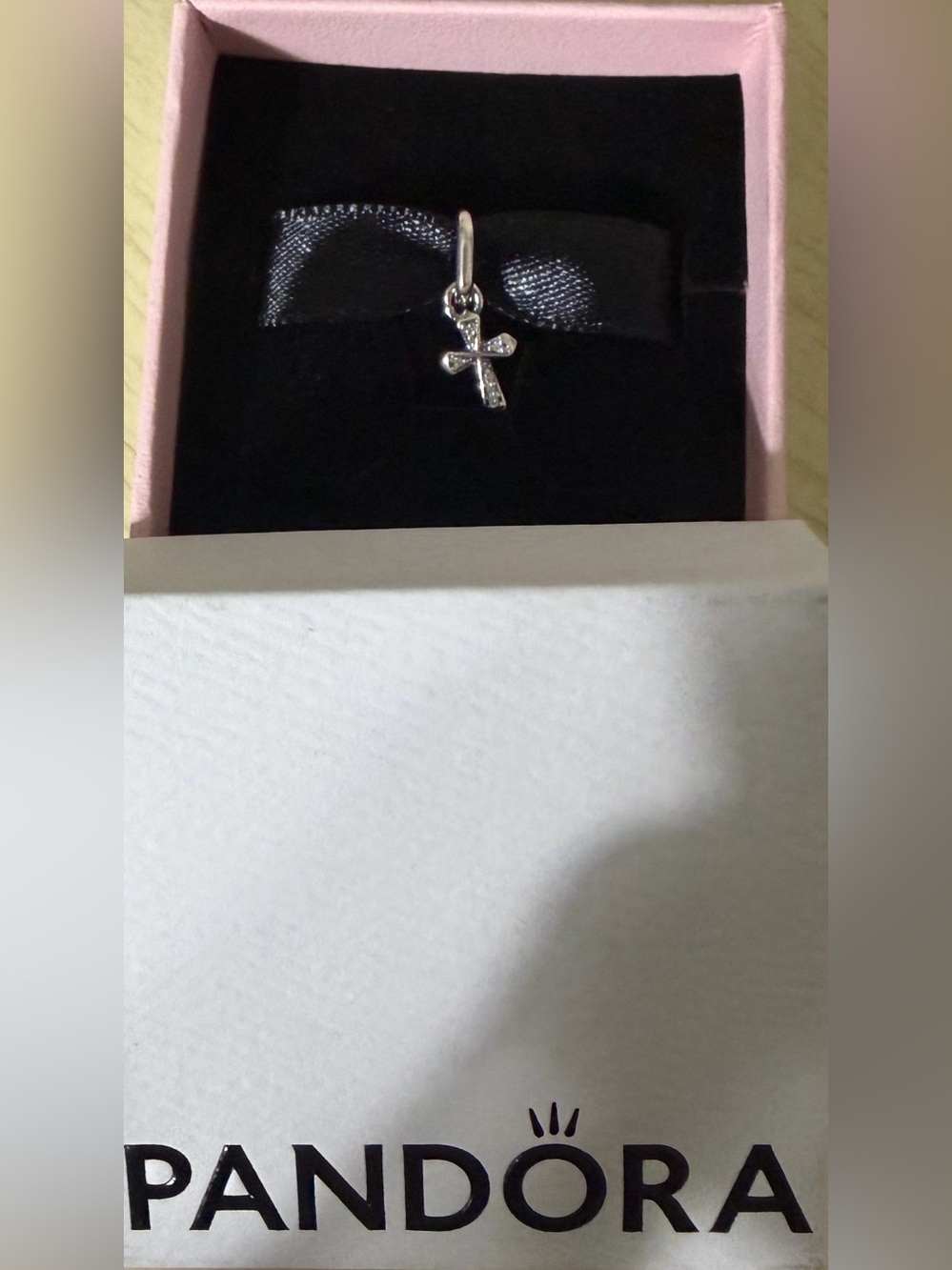 Pandora ME Sparkling Cross Mini Dangle Charm